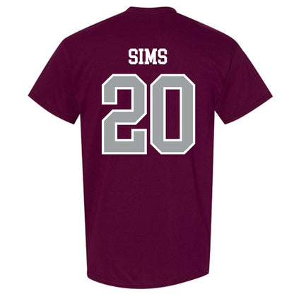 Texas A&M - NCAA Baseball : Aiden Sims - Sports Shersey T-Shirt-1