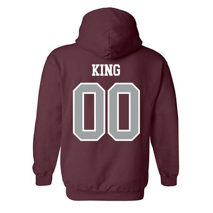 Texas A&M - NCAA Baseball : Cayden King - Sports Shersey Hooded Sweatshirt-1