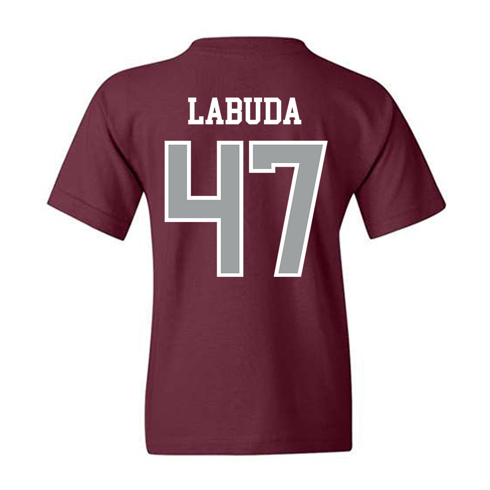 Texas A&M - NCAA Baseball : Blake Labuda - Sports Shersey Youth T-Shirt-1
