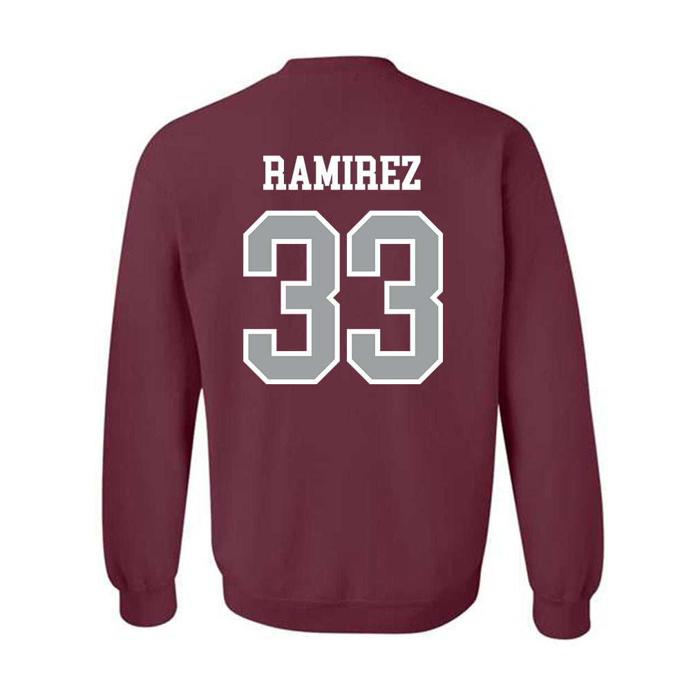Texas A&M - NCAA Baseball : David Ramirez - Sports Shersey Crewneck Sweatshirt-1