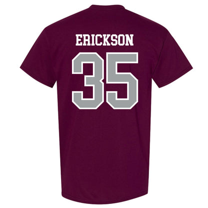 Texas A&M - NCAA Baseball : Sam Erickson - Sports Shersey T-Shirt-1