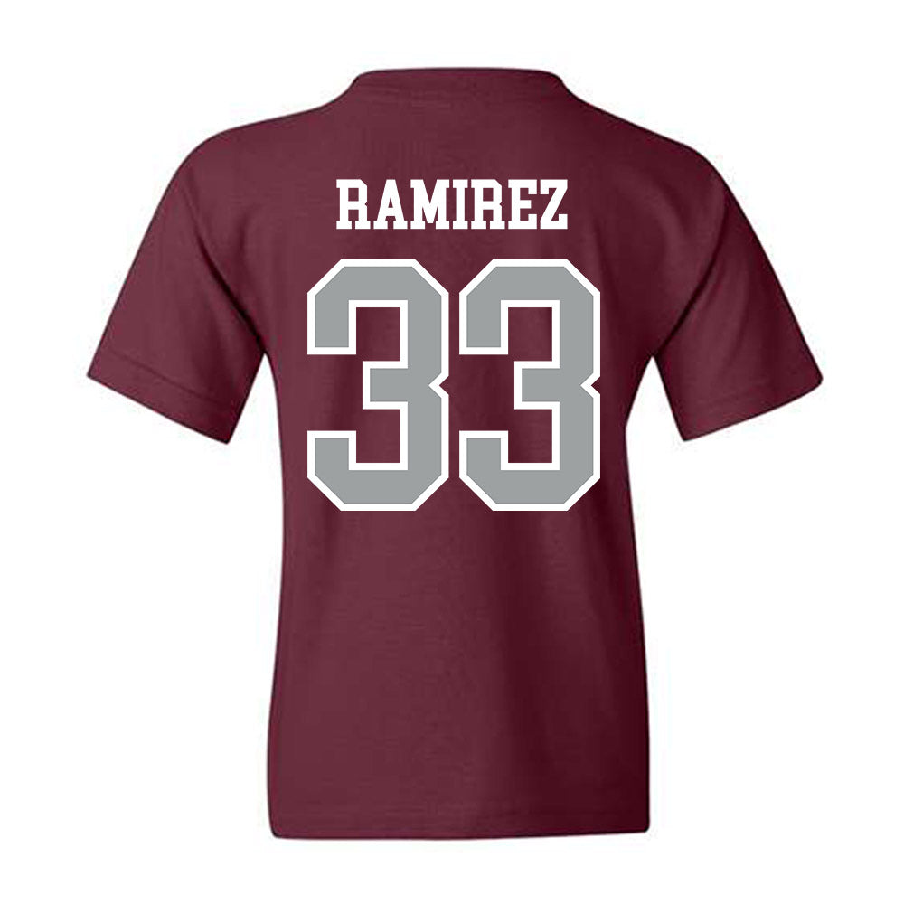 Texas A&M - NCAA Baseball : David Ramirez - Sports Shersey Youth T-Shirt-1