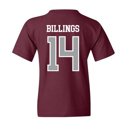 Texas A&M - NCAA Baseball : Luke Billings - Sports Shersey Youth T-Shirt-1