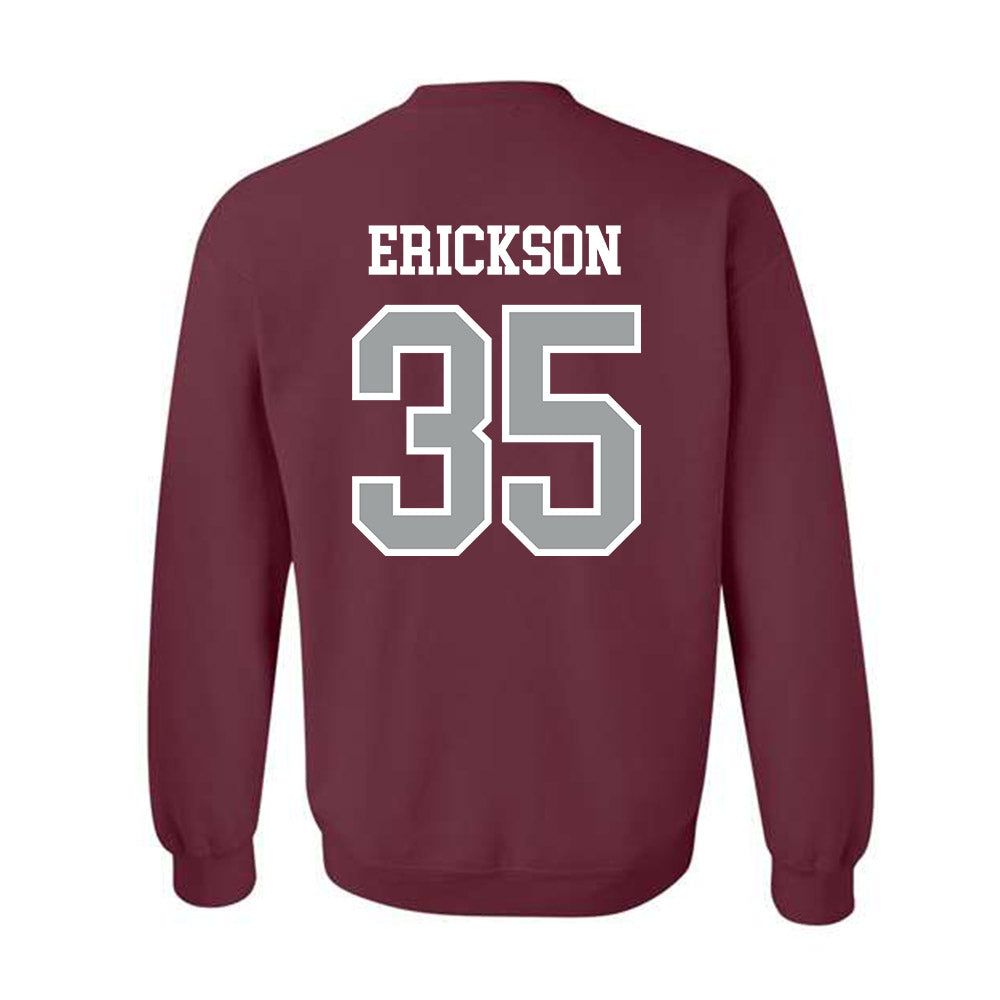 Texas A&M - NCAA Baseball : Sam Erickson - Sports Shersey Crewneck Sweatshirt-1