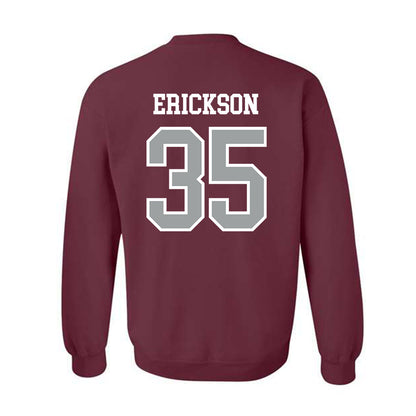 Texas A&M - NCAA Baseball : Sam Erickson - Sports Shersey Crewneck Sweatshirt-1