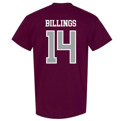 Texas A&M - NCAA Baseball : Luke Billings - Sports Shersey T-Shirt-1