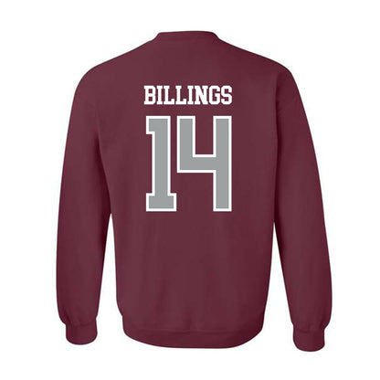 Texas A&M - NCAA Baseball : Luke Billings - Sports Shersey Crewneck Sweatshirt-1