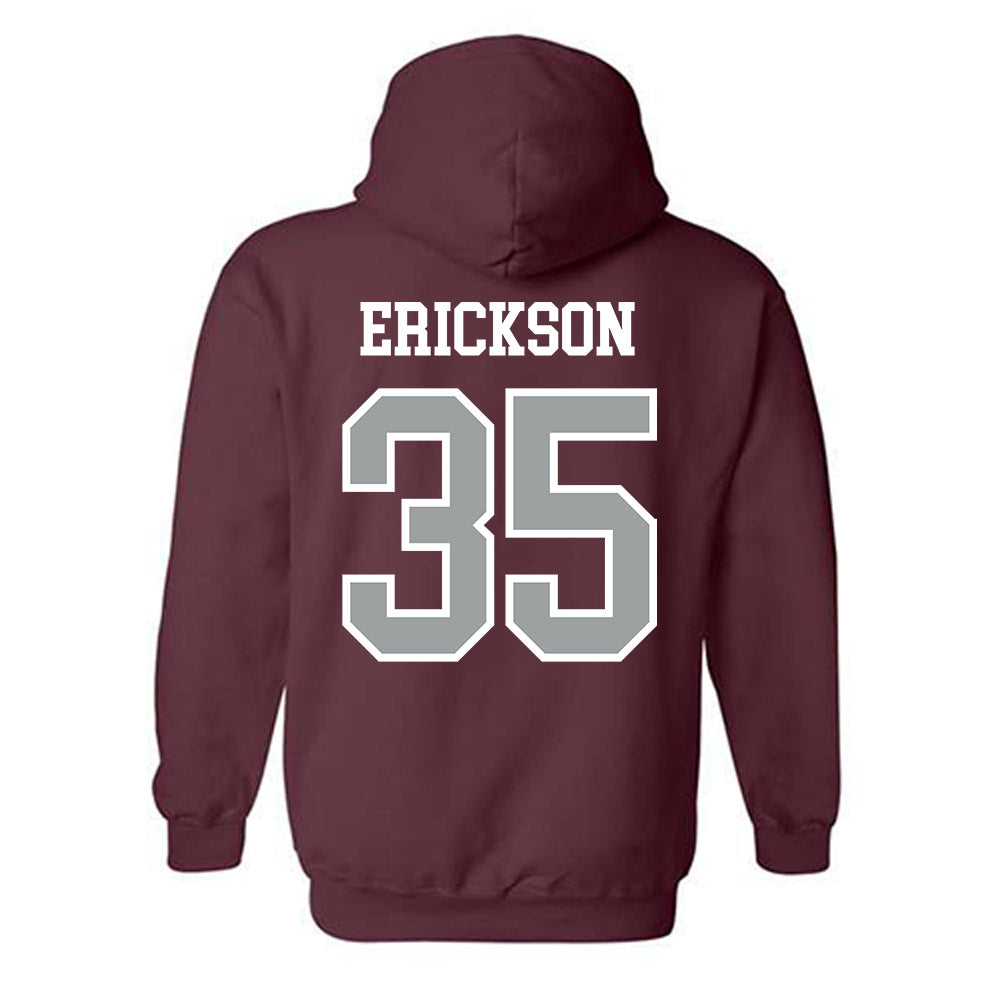 Texas A&M - NCAA Baseball : Sam Erickson - Sports Shersey Hooded Sweatshirt-1