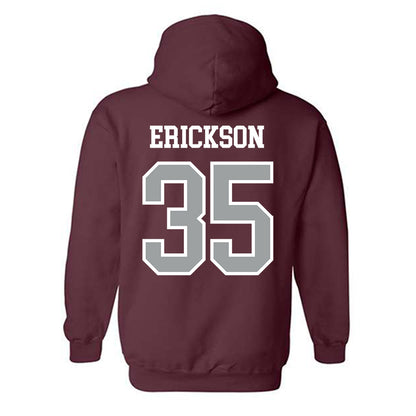 Texas A&M - NCAA Baseball : Sam Erickson - Sports Shersey Hooded Sweatshirt-1
