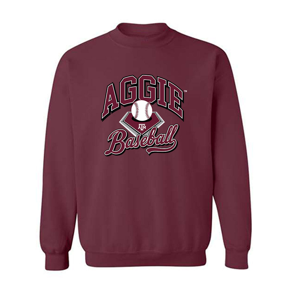 Texas A&M - NCAA Baseball : Chandler Hart - Sports Shersey Crewneck Sweatshirt-0