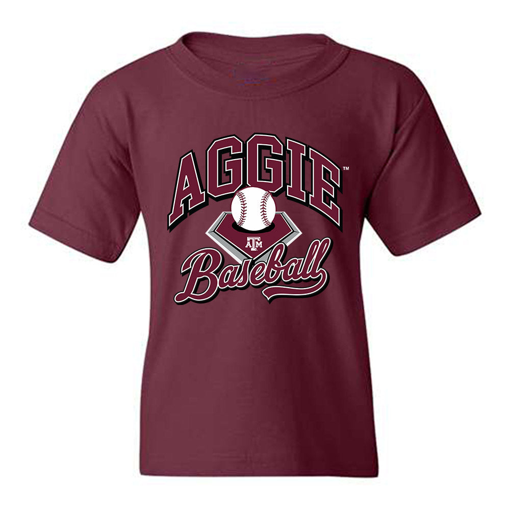 Texas A&M - NCAA Baseball : Nico Partida - Sports Shersey Youth T-Shirt-0
