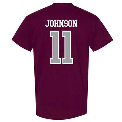 Texas A&M - NCAA Football : Kelshaun Johnson - Sports Shersey T-Shirt-1