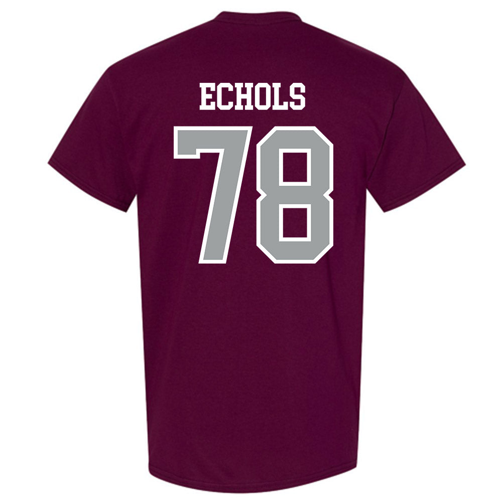 Texas A&M - NCAA Football : Coen Echols - Sports Shersey T-Shirt-1