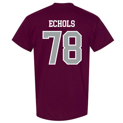 Texas A&M - NCAA Football : Coen Echols - Sports Shersey T-Shirt-1