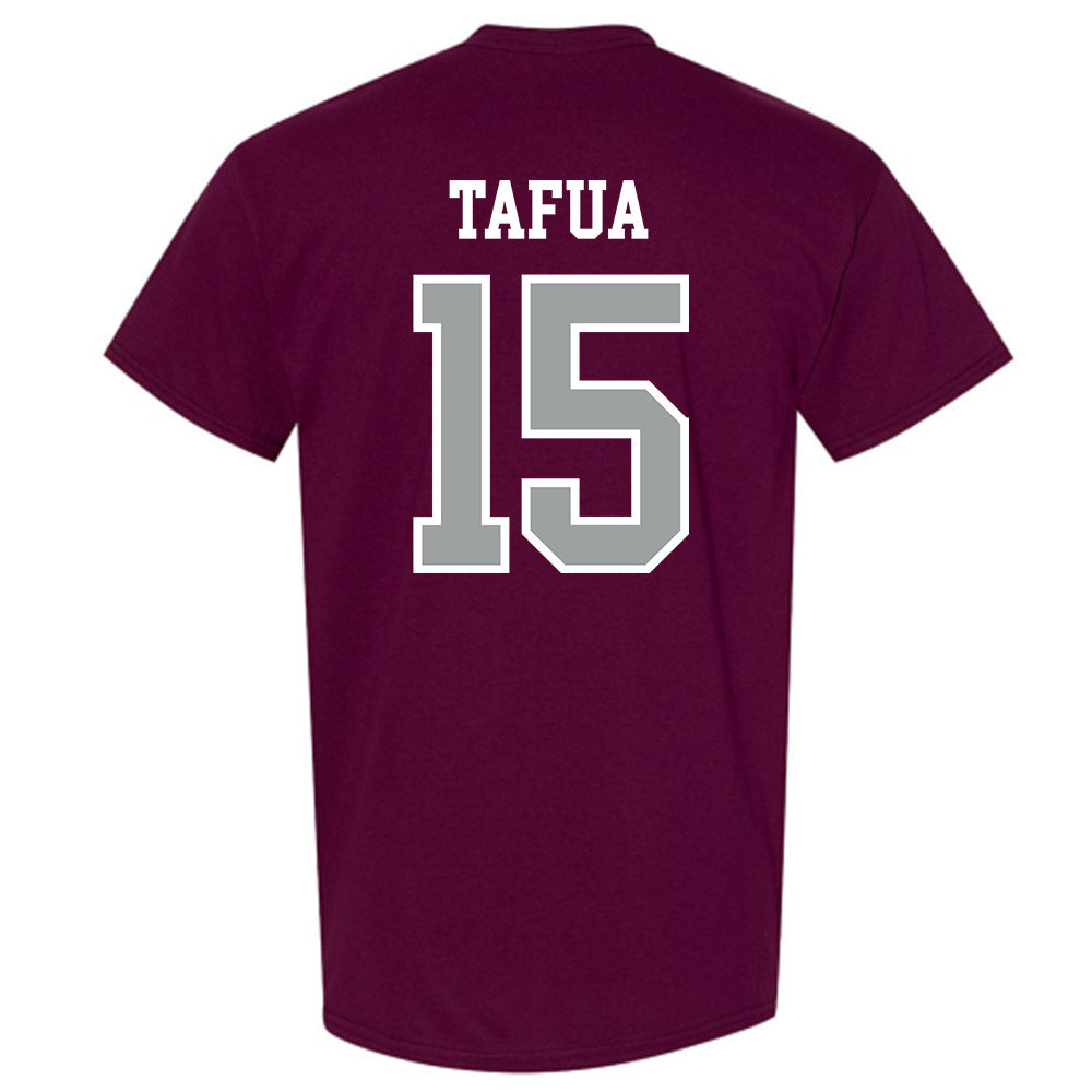 Texas A&M - NCAA Football : Caleb Tafua - Sports Shersey T-Shirt-1