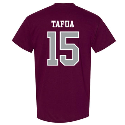 Texas A&M - NCAA Football : Caleb Tafua - Sports Shersey T-Shirt-1