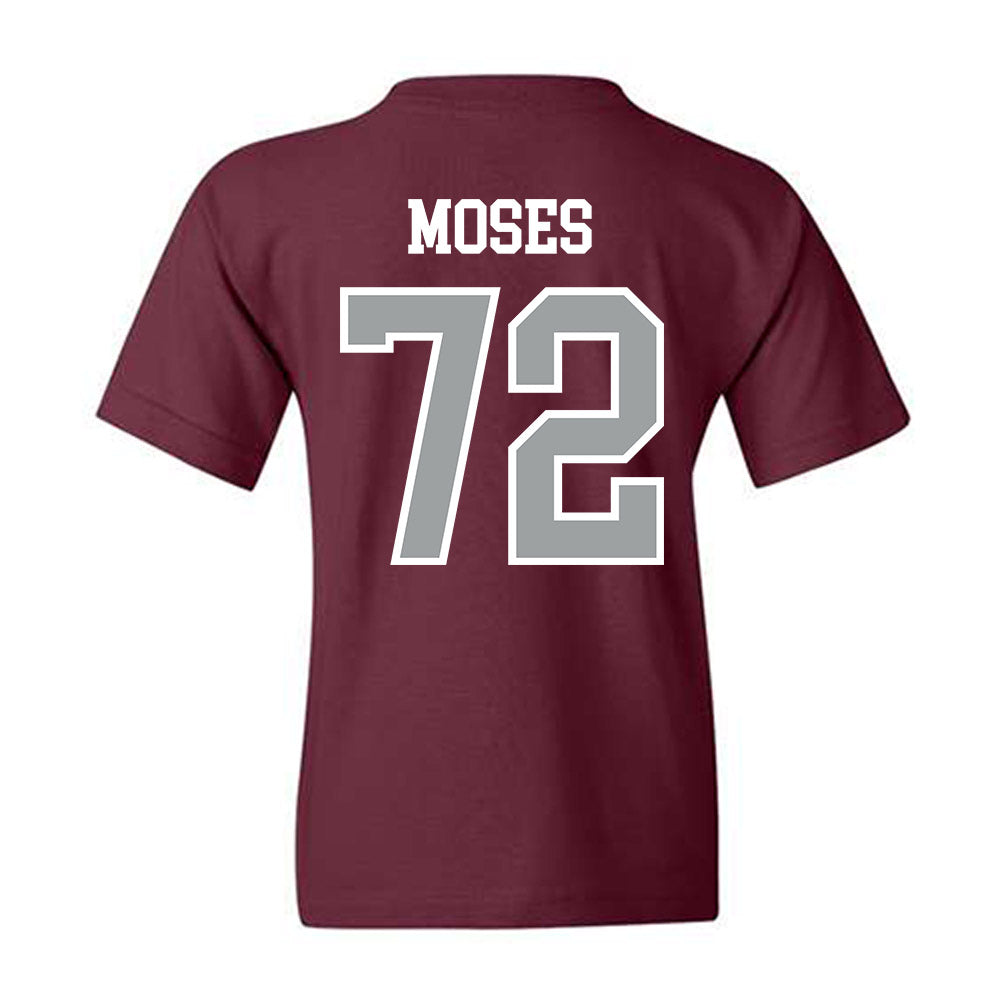 Texas A&M - NCAA Football : Joshua Moses - Sports Shersey Youth T-Shirt-1