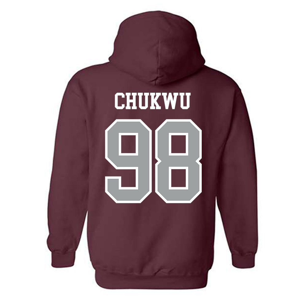 Texas A&M - NCAA Football : Jesse Chukwu - Sports Shersey Hooded Sweatshirt-1