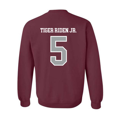 Texas A&M - NCAA Football : Deondrae Tiger Riden Jr. - Sports Shersey Crewneck Sweatshirt-1
