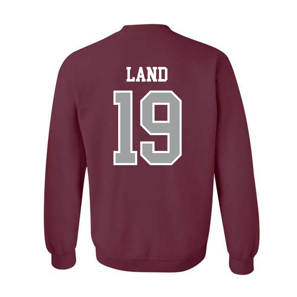 Texas A&M - NCAA Football : Paxton Land - Sports Shersey Crewneck Sweatshirt-1