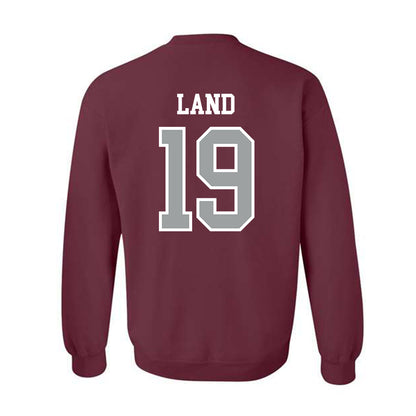 Texas A&M - NCAA Football : Paxton Land - Sports Shersey Crewneck Sweatshirt-1