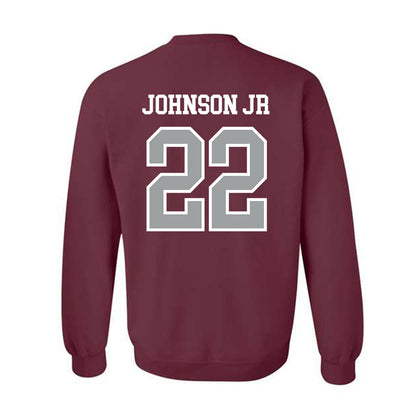 Texas A&M - NCAA Football : Rashad "Tom Tom" Johnson Jr - Sports Shersey Crewneck Sweatshirt-1