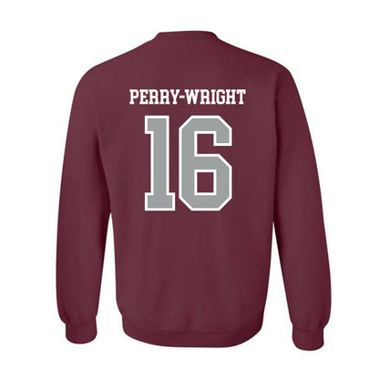 Texas A&M - NCAA Football : Bryce Perry-Wright - Sports Shersey Crewneck Sweatshirt-1