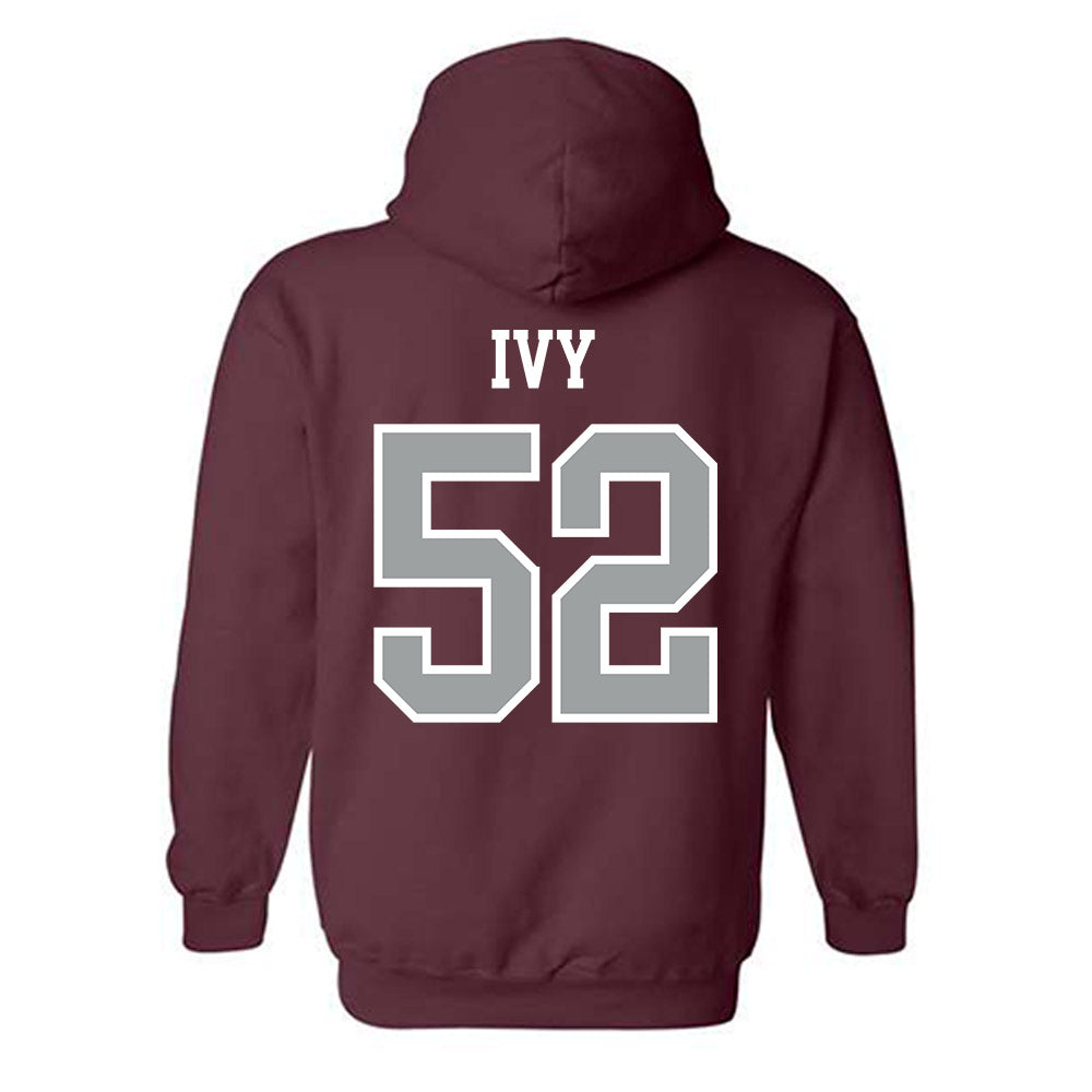 Texas A&M - NCAA Football : Blake Ivy - Sports Shersey Hooded Sweatshirt-1