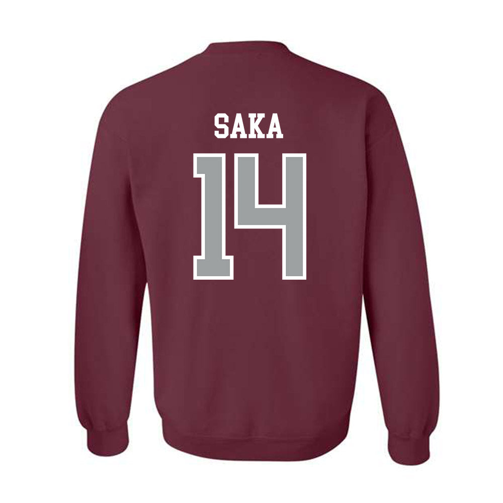 Texas A&M - NCAA Football : Anto Saka - Sports Shersey Crewneck Sweatshirt-1