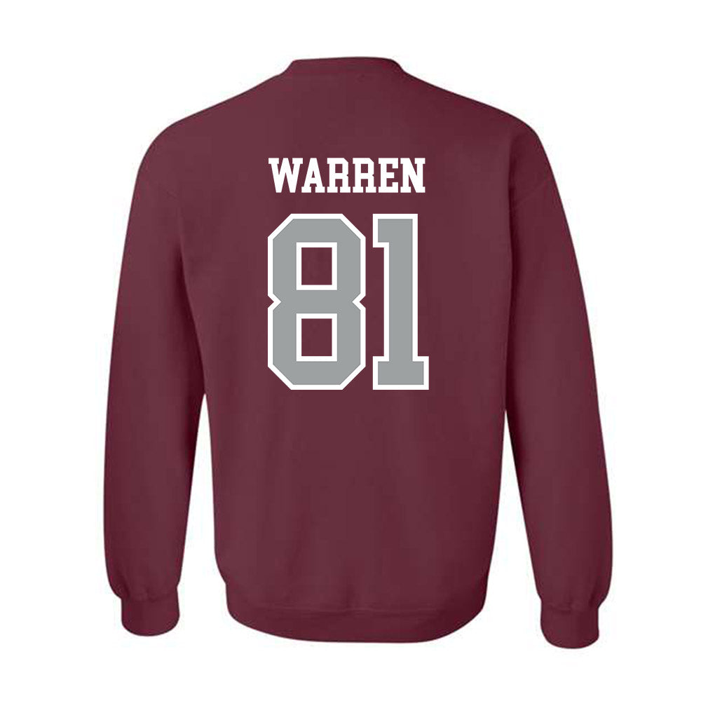Texas A&M - NCAA Football : Jayden Warren - Sports Shersey Crewneck Sweatshirt-1