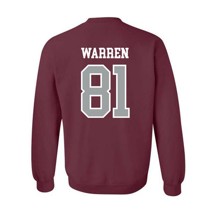 Texas A&M - NCAA Football : Jayden Warren - Sports Shersey Crewneck Sweatshirt-1
