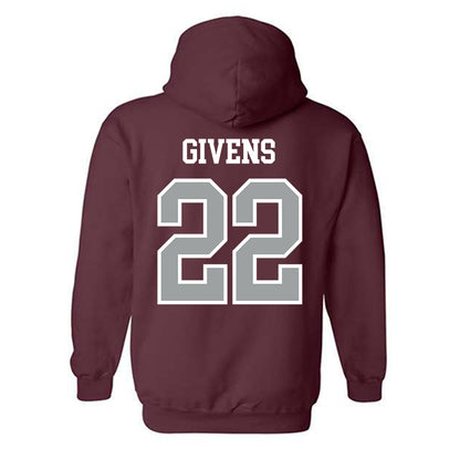 Texas A&M - NCAA Football : Tristian Givens - Sports Shersey Hooded Sweatshirt-1