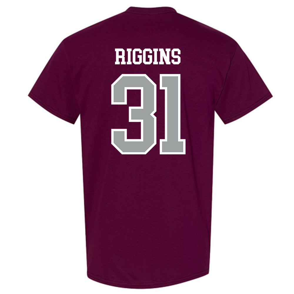 Texas A&M - NCAA Football : Kelvion Riggins - Sports Shersey T-Shirt-1