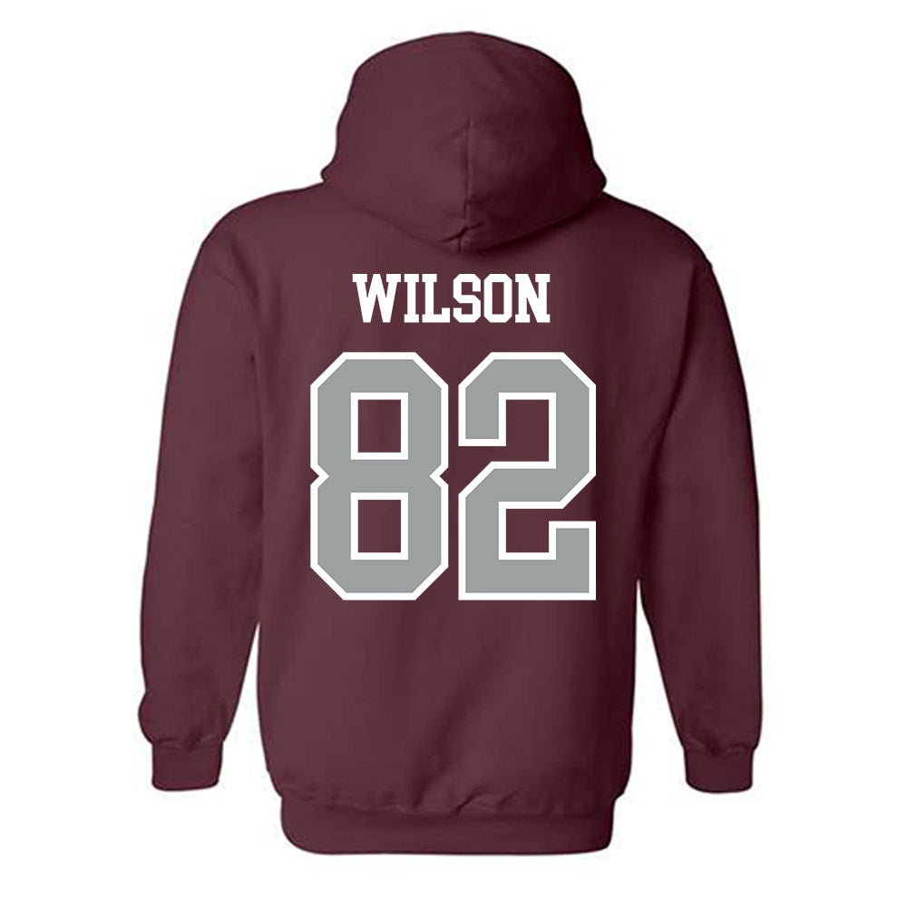 Texas A&M - NCAA Football : Jonah Wilson - Sports Shersey Hooded Sweatshirt-1