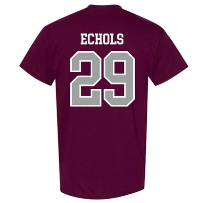 Texas A&M - NCAA Football : Justin Echols - Sports Shersey T-Shirt-1