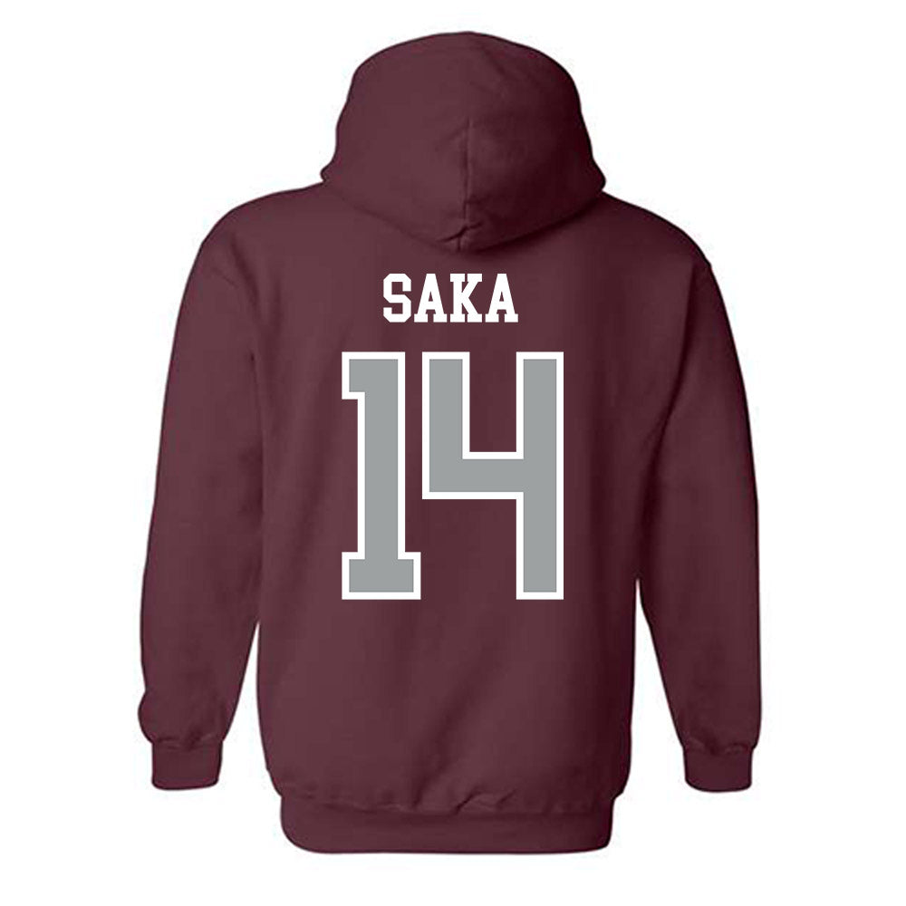 Texas A&M - NCAA Football : Anto Saka - Sports Shersey Hooded Sweatshirt-1