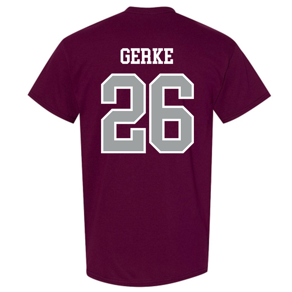 Texas A&M - NCAA Football : Layne Gerke - Sports Shersey T-Shirt-1