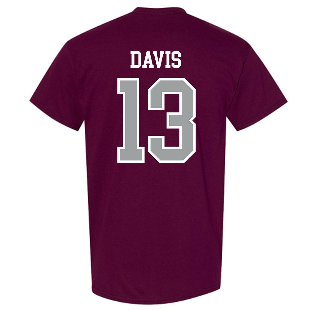 Texas A&M - NCAA Football : Myles Davis - Sports Shersey T-Shirt-1