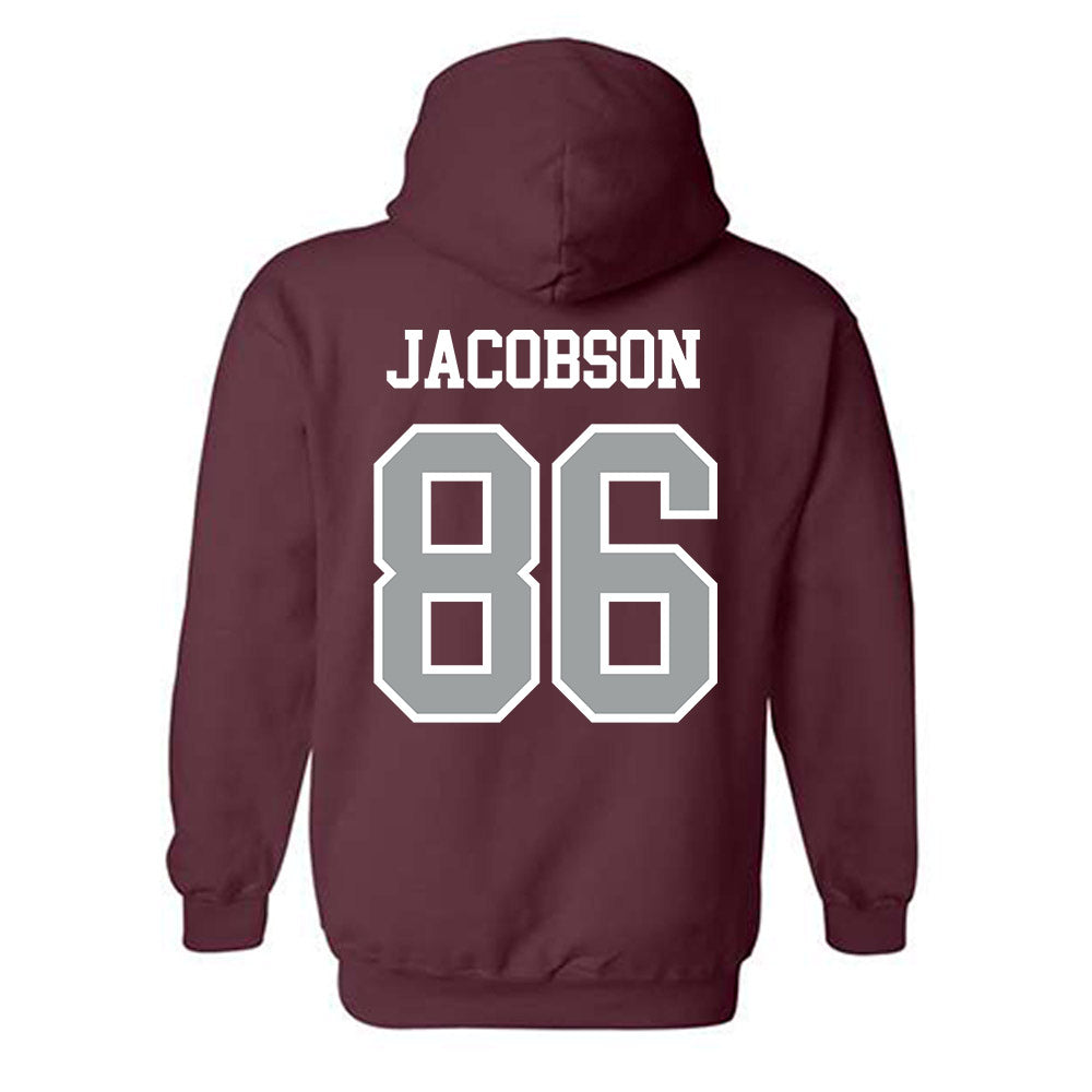 Texas A&M - NCAA Football : Evan Jacobson - Sports Shersey Hooded Sweatshirt-1