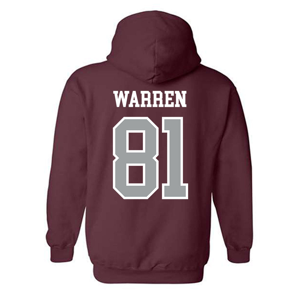 Texas A&M - NCAA Football : Jayden Warren - Sports Shersey Hooded Sweatshirt-1