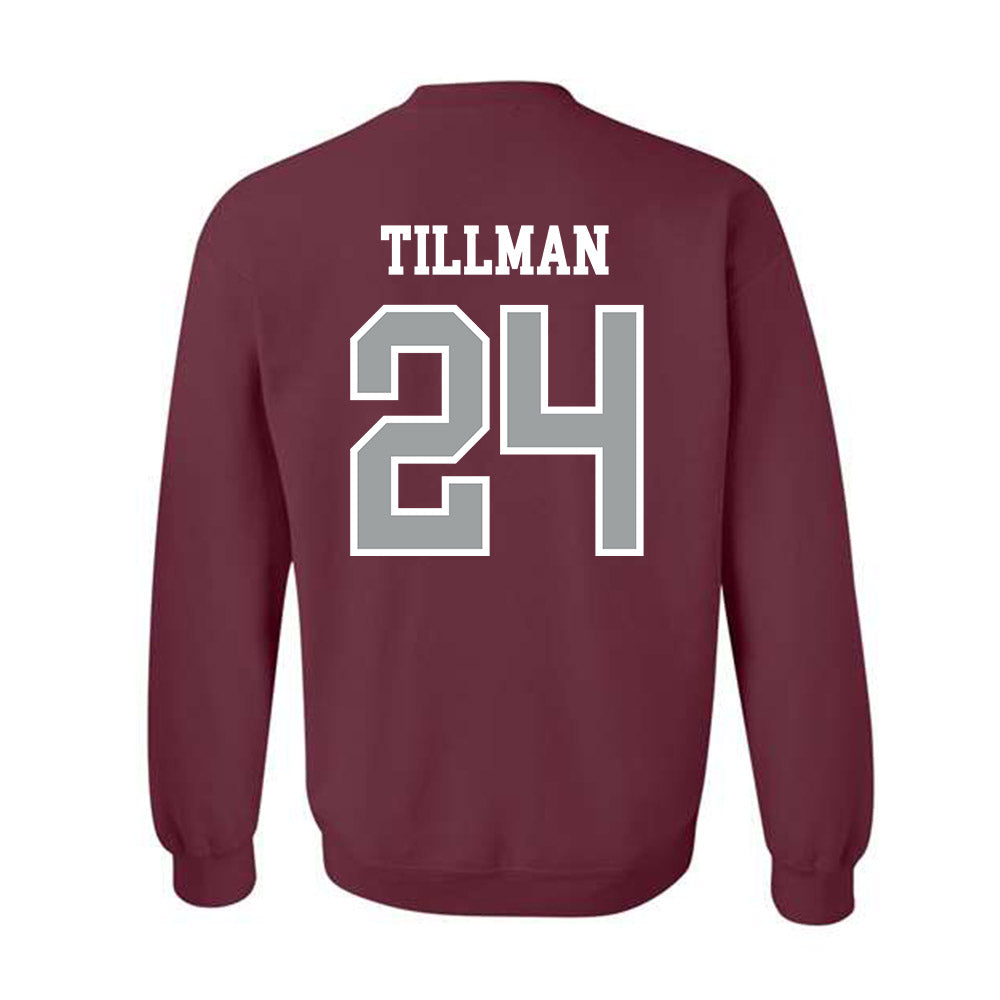 Texas A&M - NCAA Football : Ramarian Tillman - Sports Shersey Crewneck Sweatshirt-1