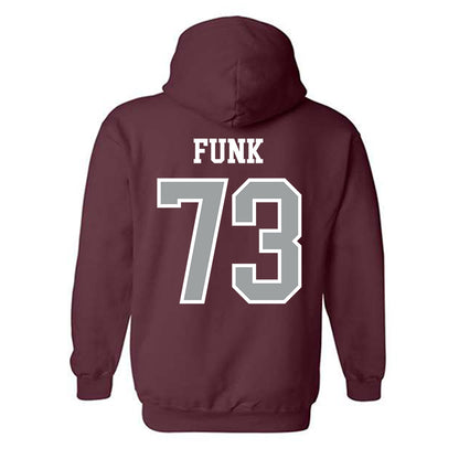Texas A&M - NCAA Football : Ashton Funk - Sports Shersey Hooded Sweatshirt-1