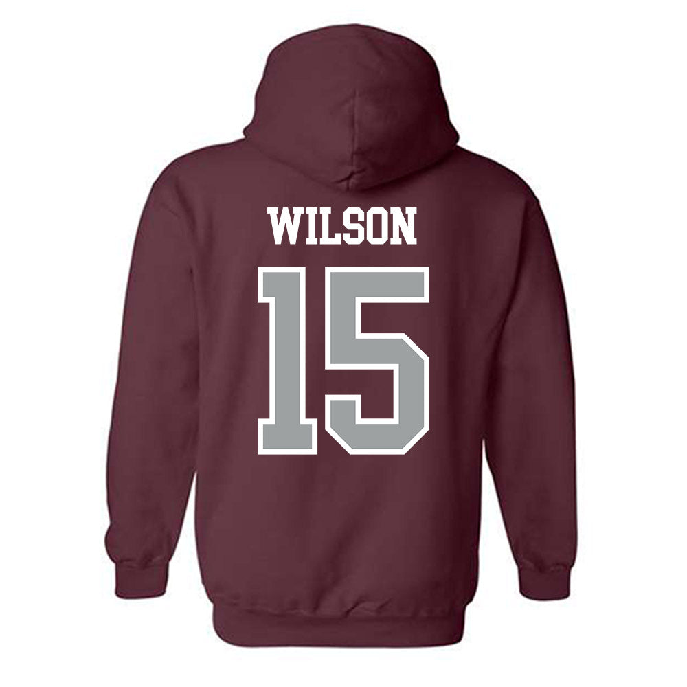 Texas A&M - NCAA Football : Tylan Wilson - Sports Shersey Hooded Sweatshirt-1