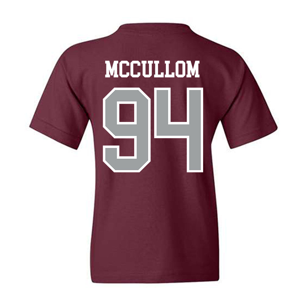 Texas A&M - NCAA Football : Angelo McCullom - Sports Shersey Youth T-Shirt-1