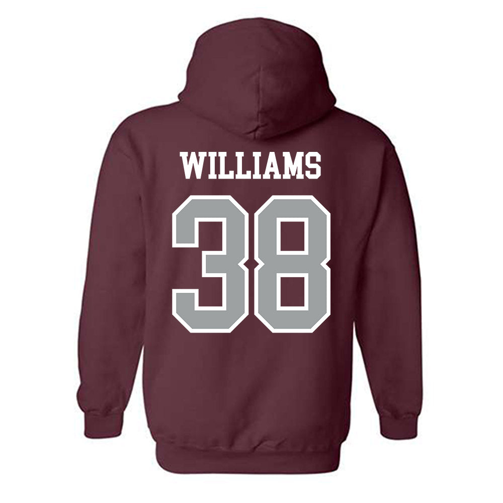 Texas A&M - NCAA Football : Whitaker Williams - Sports Shersey Hooded Sweatshirt-1