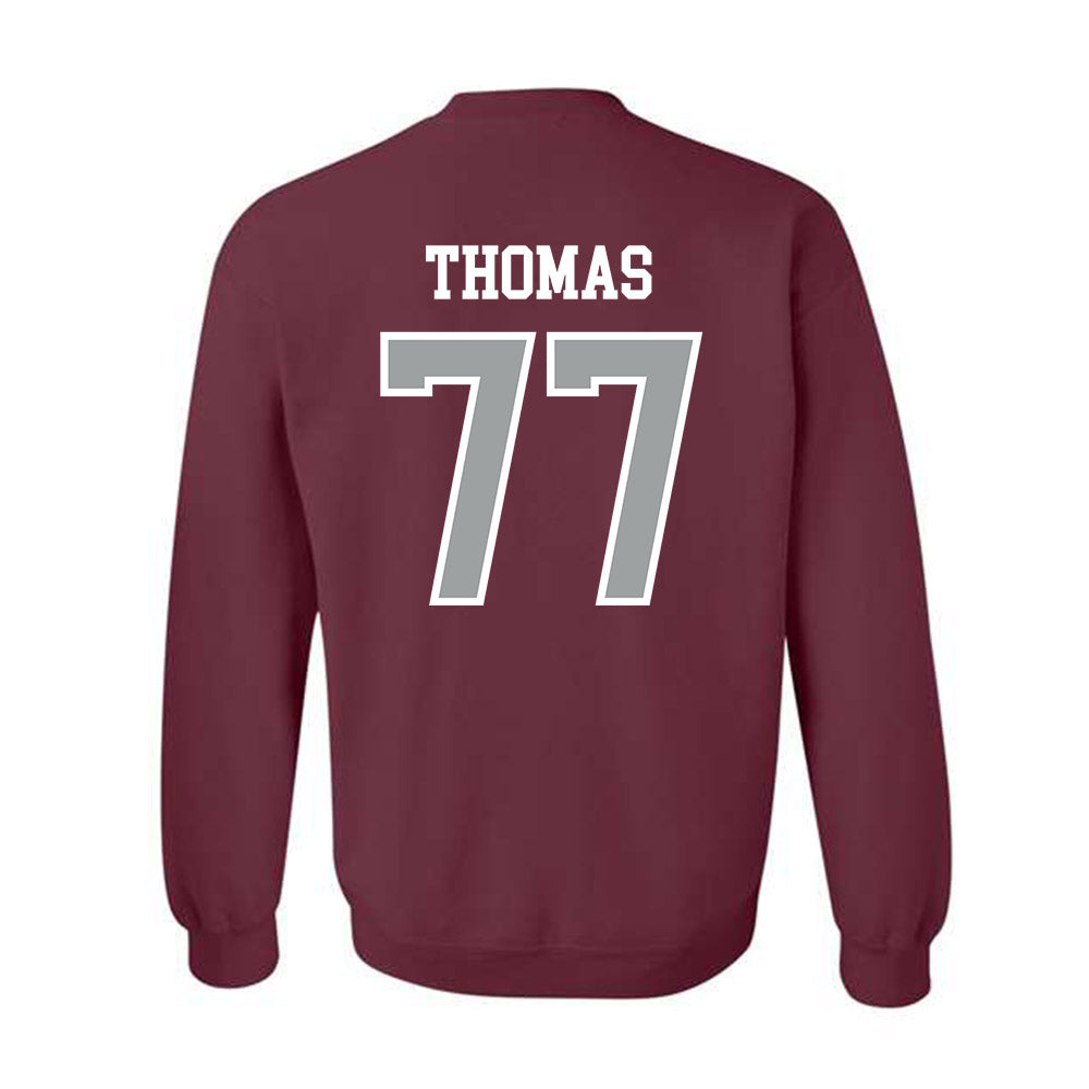 Texas A&M - NCAA Football : Tyler Thomas - Sports Shersey Crewneck Sweatshirt-1