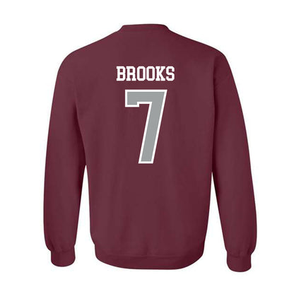 Texas A&M - NCAA Football : Dalton Brooks - Sports Shersey Crewneck Sweatshirt-1