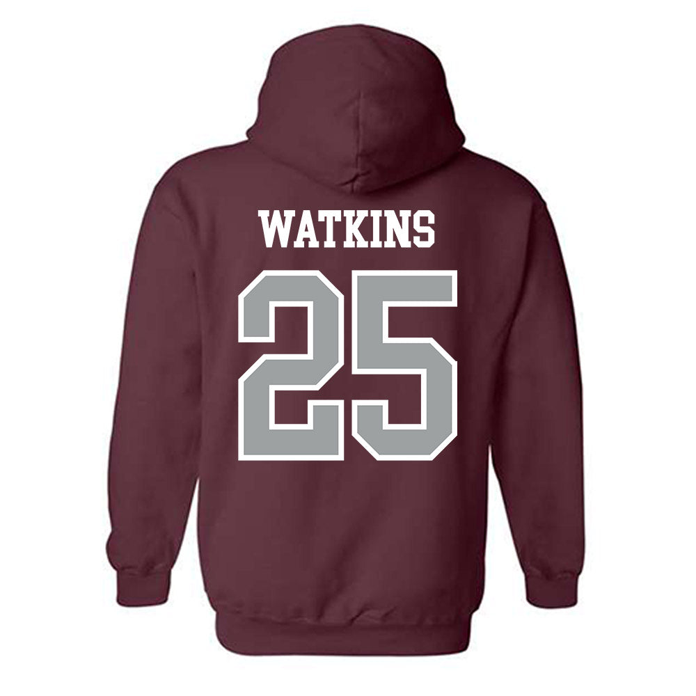 Texas A&M - NCAA Football : Tamarion Watkins - Sports Shersey Hooded Sweatshirt-1