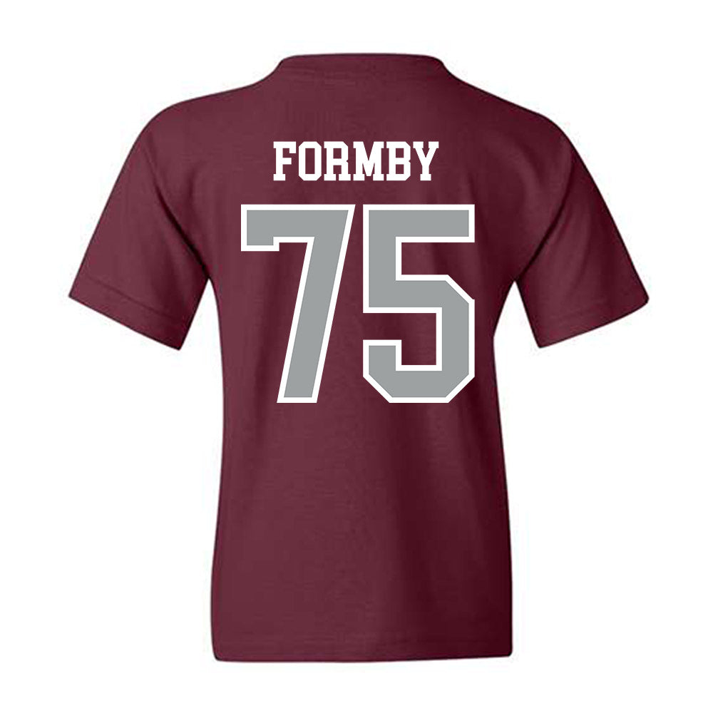 Texas A&M - NCAA Football : Wilkin Formby - Sports Shersey Youth T-Shirt-1