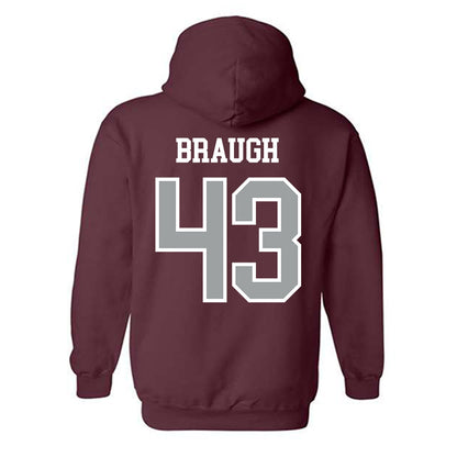 Texas A&M - NCAA Football : Carter Braugh - Sports Shersey Hooded Sweatshirt-1